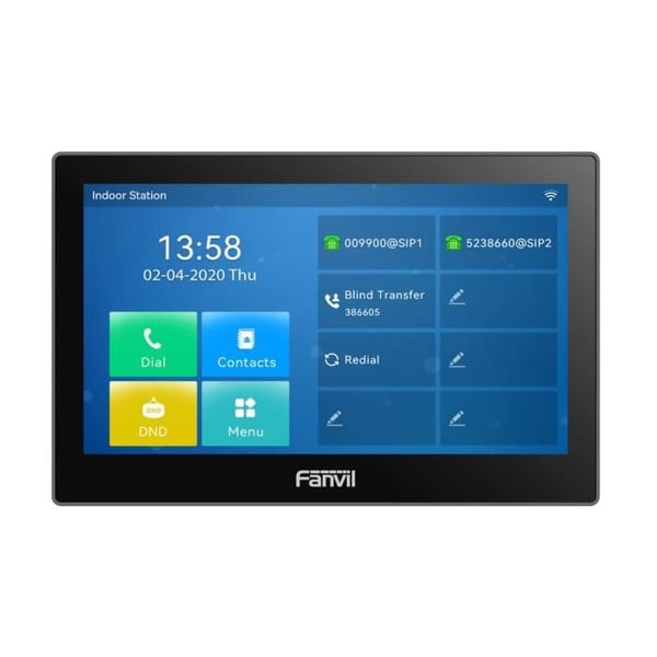 Inomhusstation - FANVIL - i504W - 7" Skärm - Telefon & Fax - Ny