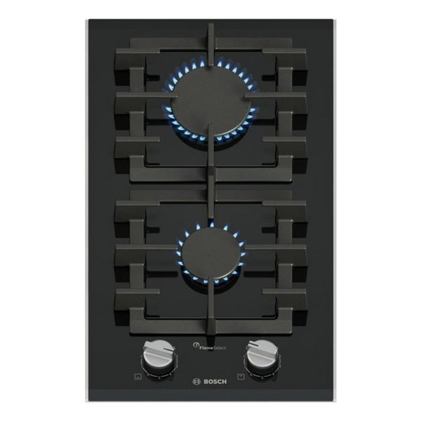 Gaskokplatta - BOSCH - PRB3A6I40 - 30 cm - 2 brännare - FlameSelect®