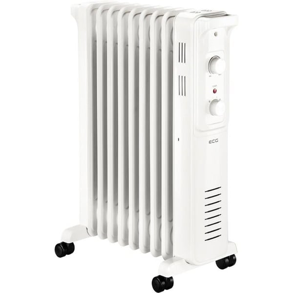 Oljebaserad Element - ECG - OR 2090 - Vit - 2000 W - Temperaturinställning - 3 Effektlägen