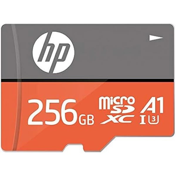microSDXC minneskort - HP - 256 GB - 100 MB/s läsning - 85 MB/s skrivning - Klass 10 UHS-I