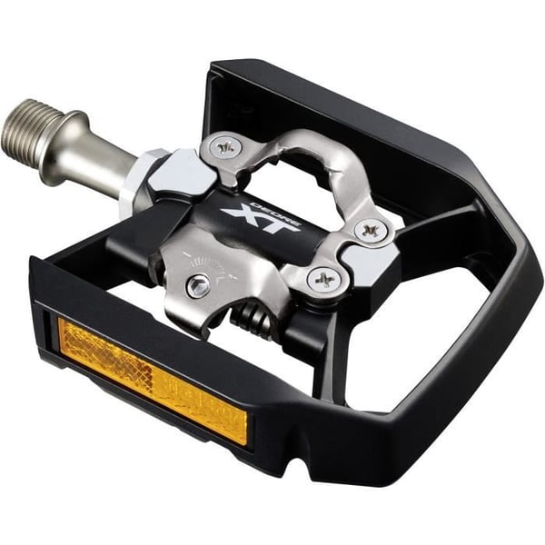 Deore XT PD-T8000 Dampedaler - Shimano - Svart - Kombipedaler - Vikt 392g