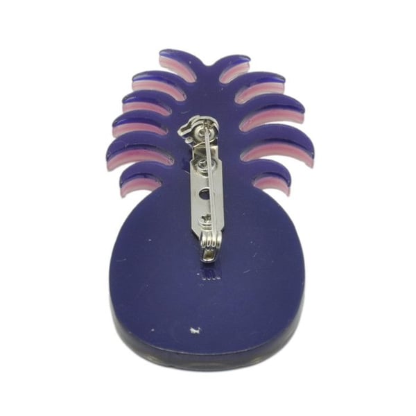 Kollektion CMLPB - Broche Ananas lila rosa