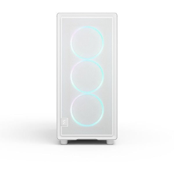 PC-kabinet - Fractal Design - FD-C-EPO1A-05 - Hvid - Tempereret glas - RGB-belysning - 3 medfølgende blæsere