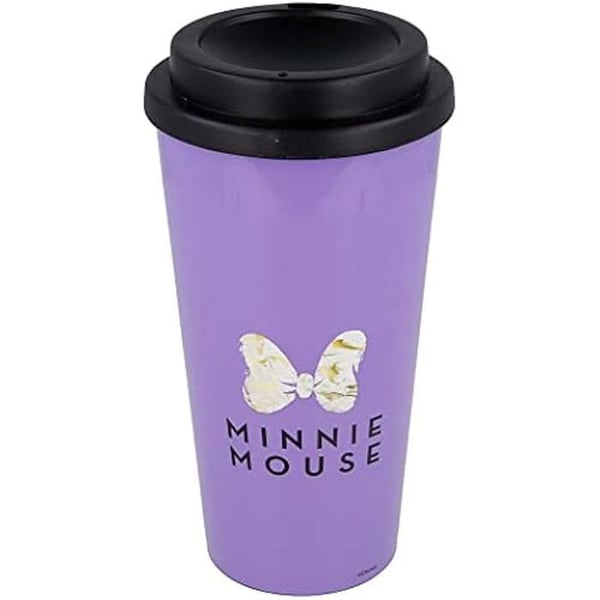 Kaffekopp - STOR - Minnie Mouse - 520ML - Dubbelvägg - BPA fri