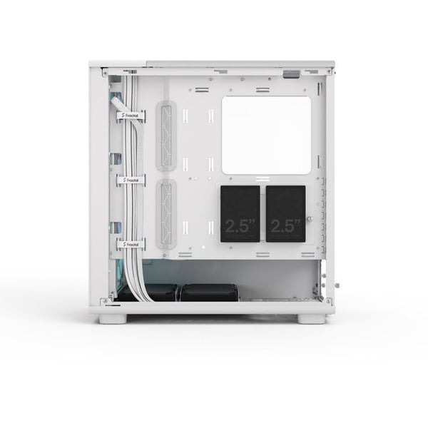 PC-kabinet - Fractal Design - FD-C-EPO1A-05 - Hvid - Tempereret glas - RGB-belysning - 3 medfølgende blæsere