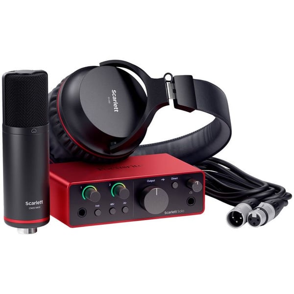 Focusrite Scarlett Solo Studio Pack G4 Ljudkort