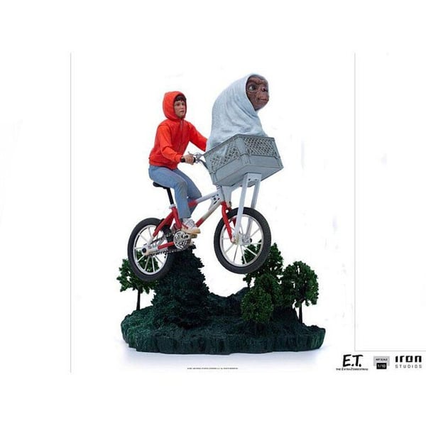Staty - IRON STUDIOS - E.T. & Elliot - Konstskala 1/10 - 9.4 in - Plast - Resin