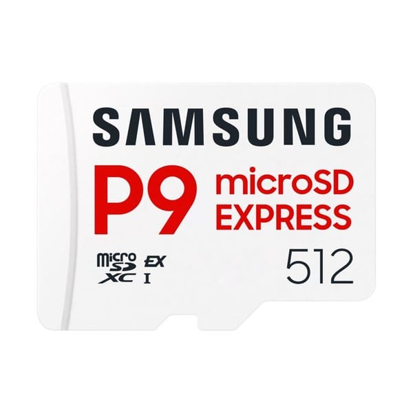 MicroSDXC Express-kort - Samsung - 512 Go - P9 Express - 800 Mo/s - Klass 10 - Antimagnetisk - Vattentät