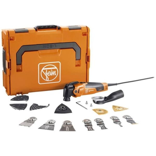 Fein Multimaster MM 500 Plus Top 72296770000 Multifunktionellt verktyg + väska 32 delar 350 W