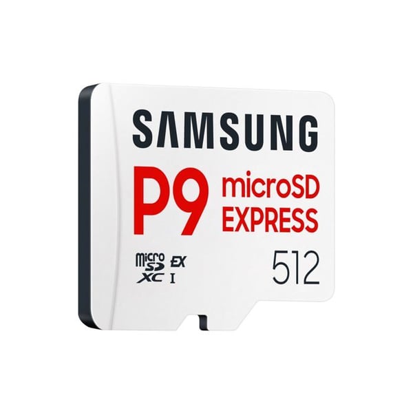 MicroSDXC Express-kort - Samsung - 512 Go - P9 Express - 800 Mo/s - Klass 10 - Antimagnetisk - Vattentät