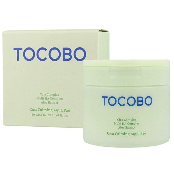 Beroligande dynor - TOCOBO - CICA BEROLIGANDE VATTENDYNA - 60EA - Fuktgivande - Anti-irritation