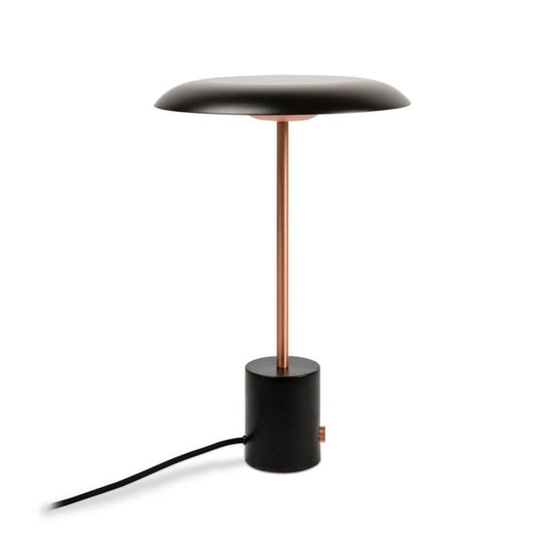 Bordslampa - FARO BARCELONA - HOSHI - Svart/Koppar - LED 12W dimbar - H40 cm