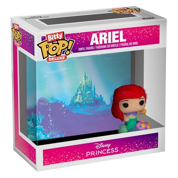 Figur - FUNKO - Bitty Pop Deluxe - Ariel (Under the Sea) - Vinyl - 2,2 cm