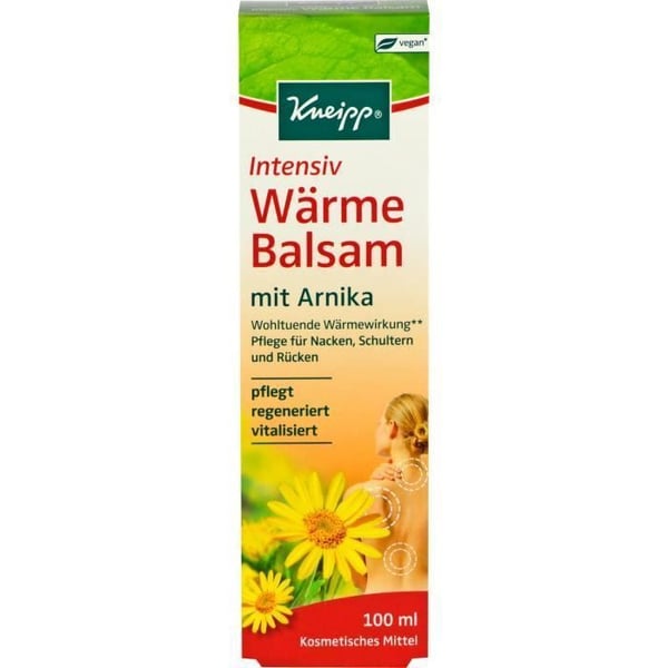 Crème - KNEIPP - Intensiv Värme Balsam - 100 ml - Hypoallergen - Känslig hud