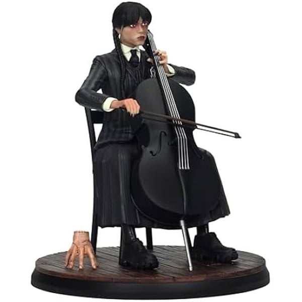 Figur - SD TOYS - Onsdag med Cello - 20 cm - Svart - För vuxna från 6 år