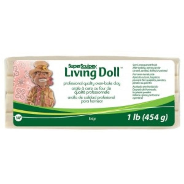 SUPER SCULPEY LIVING DOLL - MEDIUM BEIGE - 454 GR