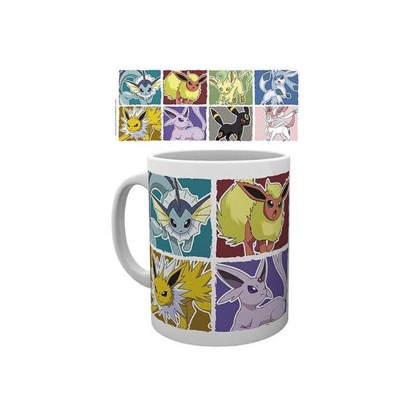 Mugg - Pokemon - Evolutions - Vit - Cylindrisk - Tål maskindisk