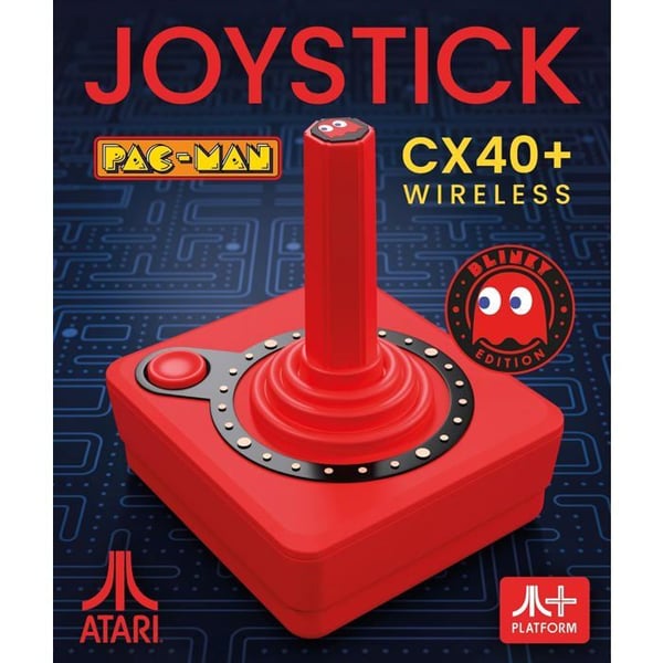 Pac-Man CX-40+ trådlös joystick - Röd Blinky