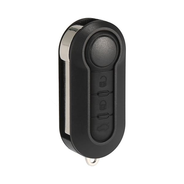Nyckelfodral X AUTOHAUX för Fiat 500 Panda Ducato Bravo Plip Fjärrkontroll 3 Knappar med Nyckelblad Reservdel