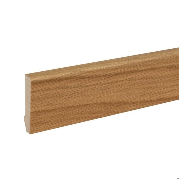 PROVISTON Modern sockel 12 x 58 x 2400 mm i lackerad ekfanér