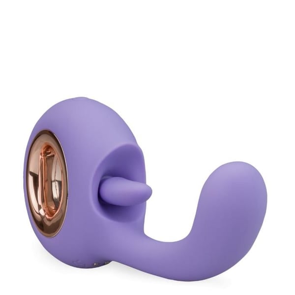 Kvinnlig vibrator klitorisstimulator - Tunga och G-punkt stimulans Bestie - Lila
