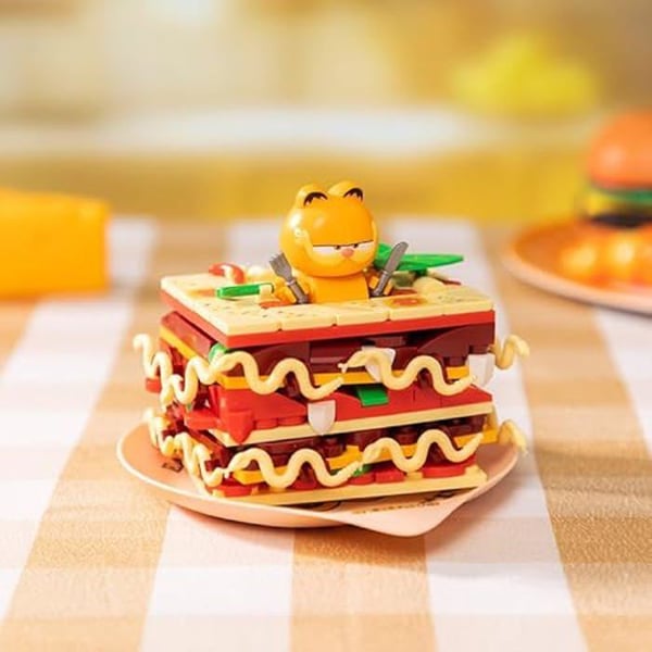 Byggleksak - Pantasy - Garfield Foodie Series Lasagne - 205 bitar - Flerfärgad - Från 6 år