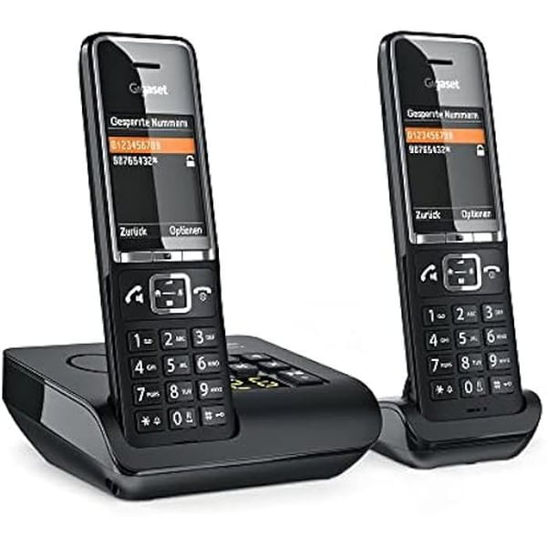 Gigaset Comfort 550A Duo Trådlös telefonsvarare Headsetanslutning
