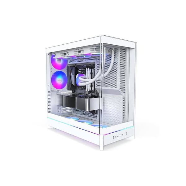 PC-kabinett ATX - MONTECH - HS02 Pro - Härdat böjt glas - Vändbar design - Vertikal ventilation