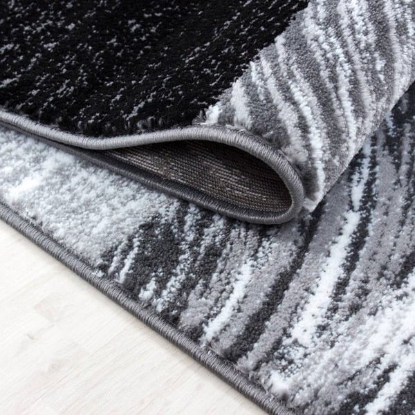 Tapis - Ayyildiz - Parma 9220 NOIR - 80x300 cm - 100% PP Heatset - Modern - 9 mm hög pile