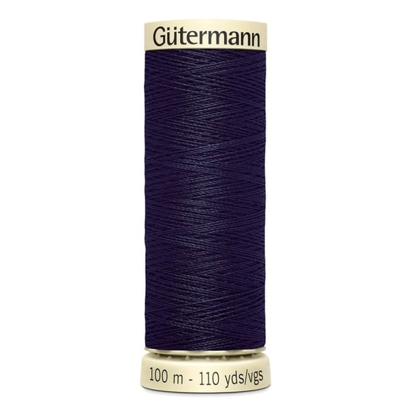 Förpackning med 5 spolar 100m Tråd 100% polyester Gutermann Ref 788988 - Att 387 - mörkblå
