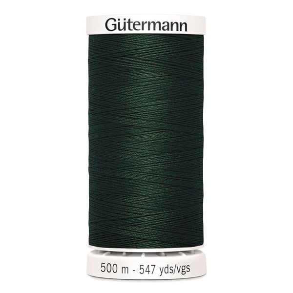 Fil av textil 100% polyester 5 spolar á 500m 701920 - Att 472 - spenat