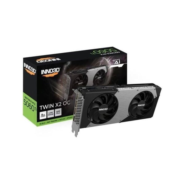 INNO3D GeForce RTX 5060 Ti TWIN X2 8GB GDDR7 Reflex 2 RTX AI DLSS4