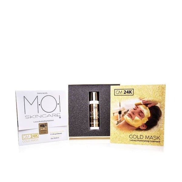 MASKE I 24K GULD FODRAL 7 delar