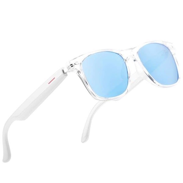 Smartglasögon Modell Dione med tonade linser filtrerande UV-A / UV-B Vit / Blå