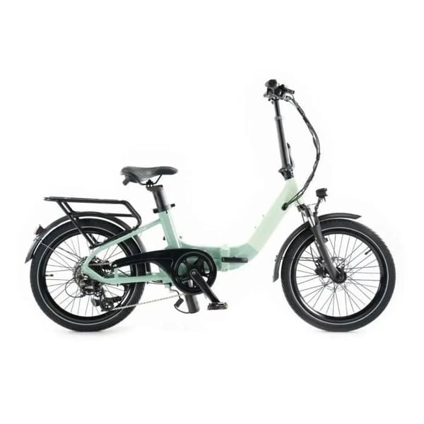 JOBOBIKE Ace Pro Elcykel Fällbar – Låg Ingång – 20 Tum – Motor 250W – 7 Växlar – Räckvidd 50 km – Grön