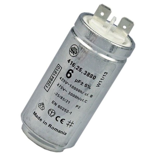 Kondensator 6mF - ELECTROLUX - Torktumlare - Kompatibel med AEG, Faure, Arthur Martin