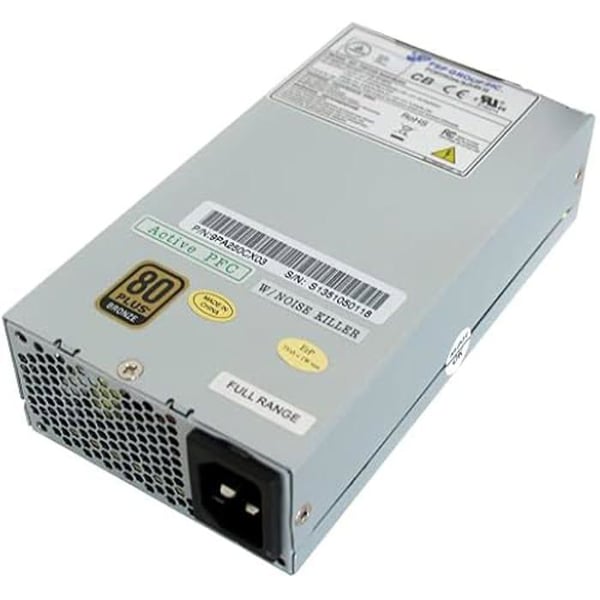 Flex ATX 1U nätaggregat - FSP - 250W - 80Plus Bronze - Tyst fläkt - Industrikvalitet
