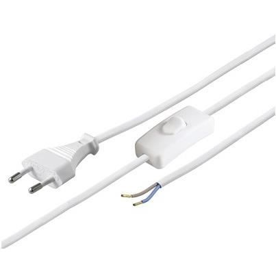 Nätsladd - WENTRONIC - NK 105 SWITCH W-150 - På/av-brytare - Eurokontakt - 1,5m