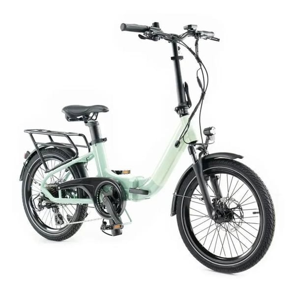 JOBOBIKE Ace Pro Elcykel Fällbar – Låg Ingång – 20 Tum – Motor 250W – 7 Växlar – Räckvidd 50 km – Grön