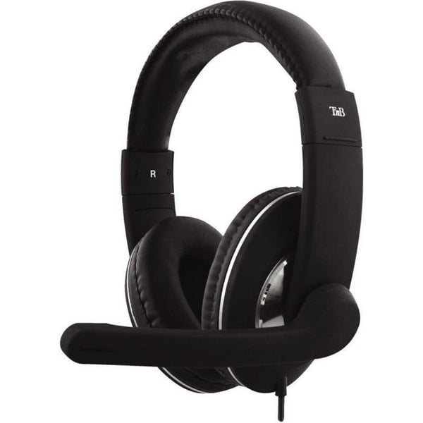 USB headset - TNB - CSMHS500 HS-500 - Bullerreducering - HD-ljud - Svart