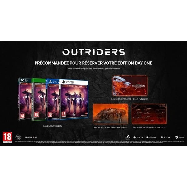 Outriders Day One Edition PS4-spel