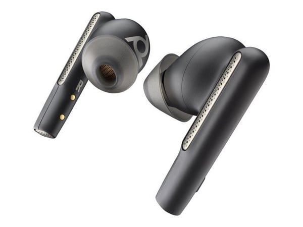Poly Voyager Free 60 UC - Trådlösa hörlurar med mikrofon - in-ear - Bluetooth - aktiv ljudavstängning - USB-A