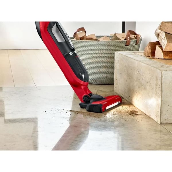 BOSCH BBH3ZOO28 Flexxo Zoo'o 2-i-1 ledningsfri og multifunktion kostestøvsuger - 2 hastigheder - 28 V - 55 min. køretid - Rød