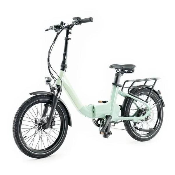 JOBOBIKE Ace Pro Elcykel Fällbar – Låg Ingång – 20 Tum – Motor 250W – 7 Växlar – Räckvidd 50 km – Grön