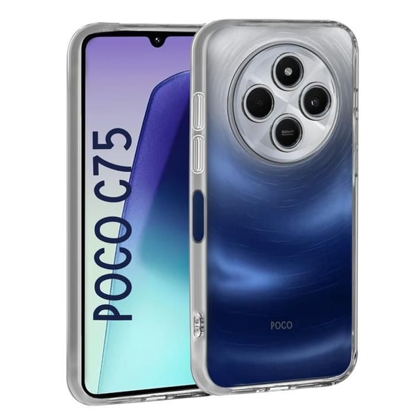 Skal - Phonillico® - Xiaomi Poco C75 - Silikongel TPU - Mjukt skydd - Ultratunt