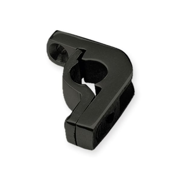 Knäckt öga 33 x 10 x 30 mm svart mässing 9 mm diameter Trappstänger Tillbehör Küberit