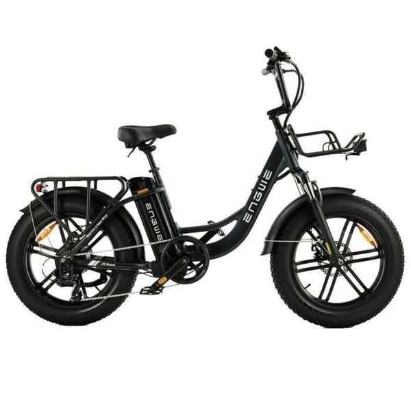 ENGWE L20 Boost Fatbike Elektrisk – 20 Tum – Motor 250W – 7 Växlar – Räckvidd 126 km – Svart
