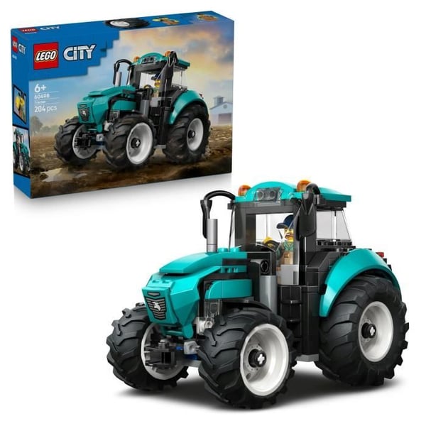 LEGO City 60498 Traktorn - Byggset för pojkar eller flickor från 6 år - Present