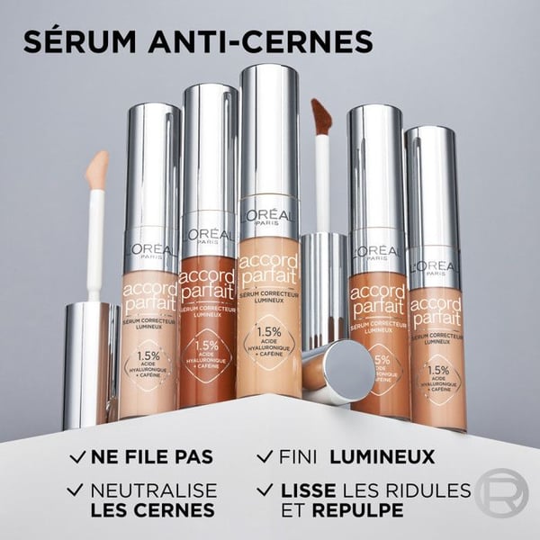 L'Oréal Paris Serum Anti-Cernes Accord Parfait 9N 11ml