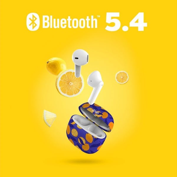 Bluetooth-hörlurar - T'NB - Modell Citron - 15h Batteritid - Touchkontroll - Semi in-ear